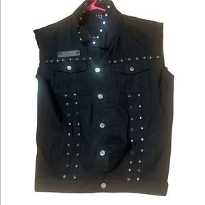 Tang Ku - Cut off Studded Vest - XL